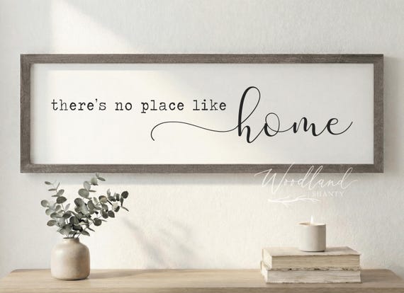 There's No Place Like Home Sign