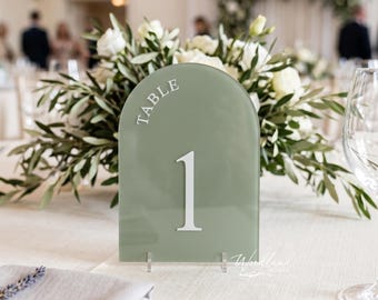 Arched Table Numbers, Wedding Table Numbers, Wedding Table Decor, Table Numbers, Arch Wedding Decor