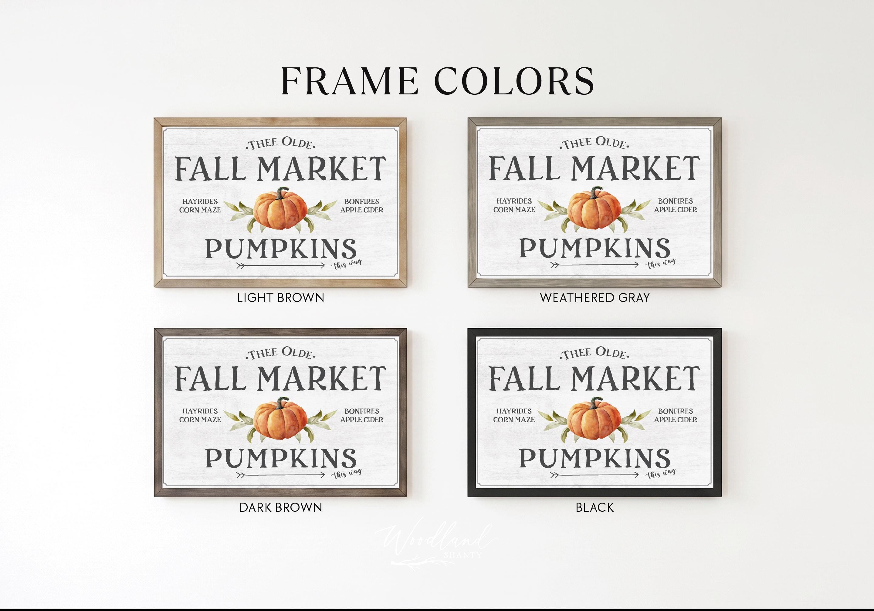 Fall Market Sign, Farmhouse Fall Sign, Fall Decor, Modern Farmhouse ...