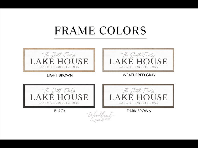 Personalized Lake House Sign, Custom Lake House Decor image 2