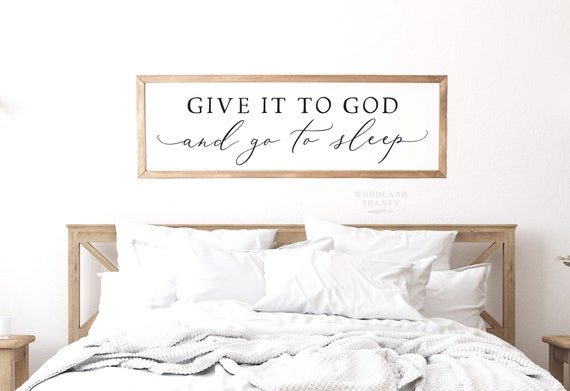 Give Etsy to to Go Ireland Sign and God Sleep - It