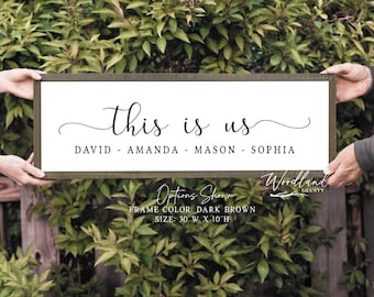 Personalized Mothers Day Gift for Mom with Family Kids Names