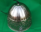 Hammered Mediterranean Iron Ceiling Lamp Nickel H 45 cm approx. ZA-1324