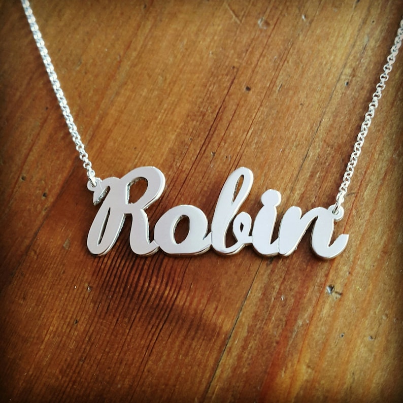 Extra Large Name Necklace Extra Large Name Necklace