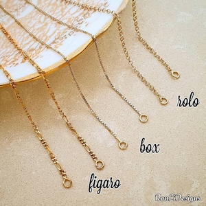 Replacement Chain: Name Pendant Necklace, Gold Plated