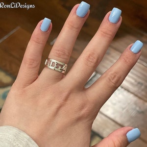 Arabic Name Ring • Personalized Sterling Silver Farsi Ring