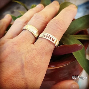 YHVH Sterling Silver Ring: Tetragrammaton Messianic Jewelry