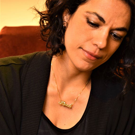 14k Gold Name Necklace/ ORDER ANY NAME 