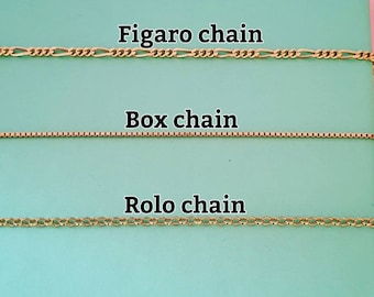 Cadena de repuesto de plata esterlina SOLO ENTERA: Cadena de una pieza