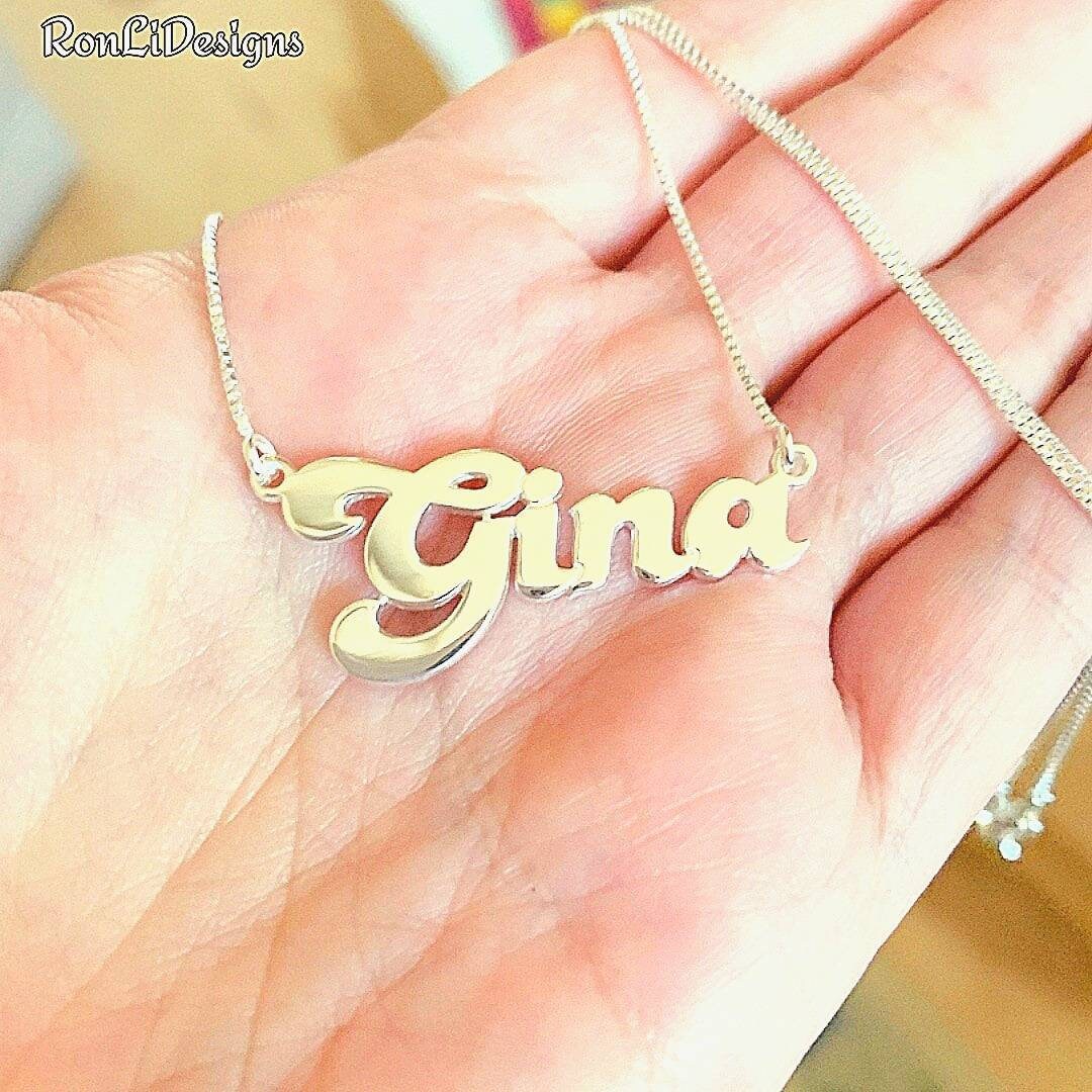 Vintage Silver 70s Necklace - Etsy