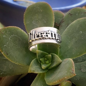 Sterling Silver Blessing Ring