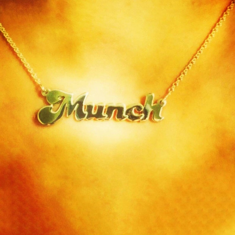 Silver Name Necklace / ORDER ANY NAME / Personalized Sterling Etsy