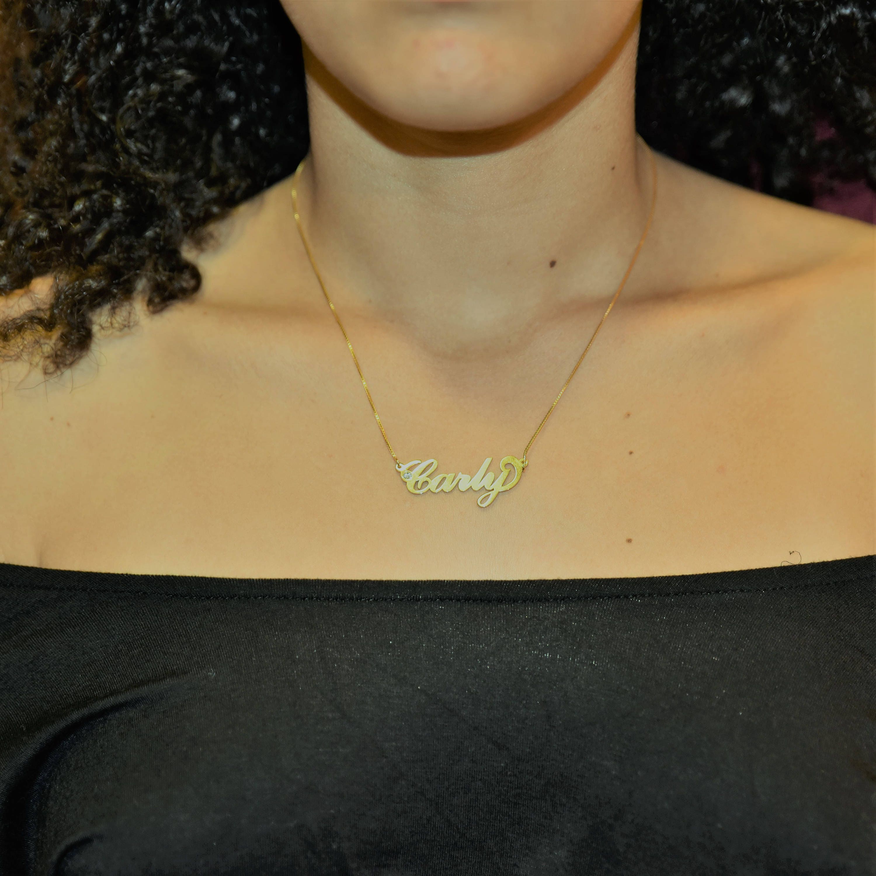 14k Gold Name Necklace/ ORDER ANY NAME 