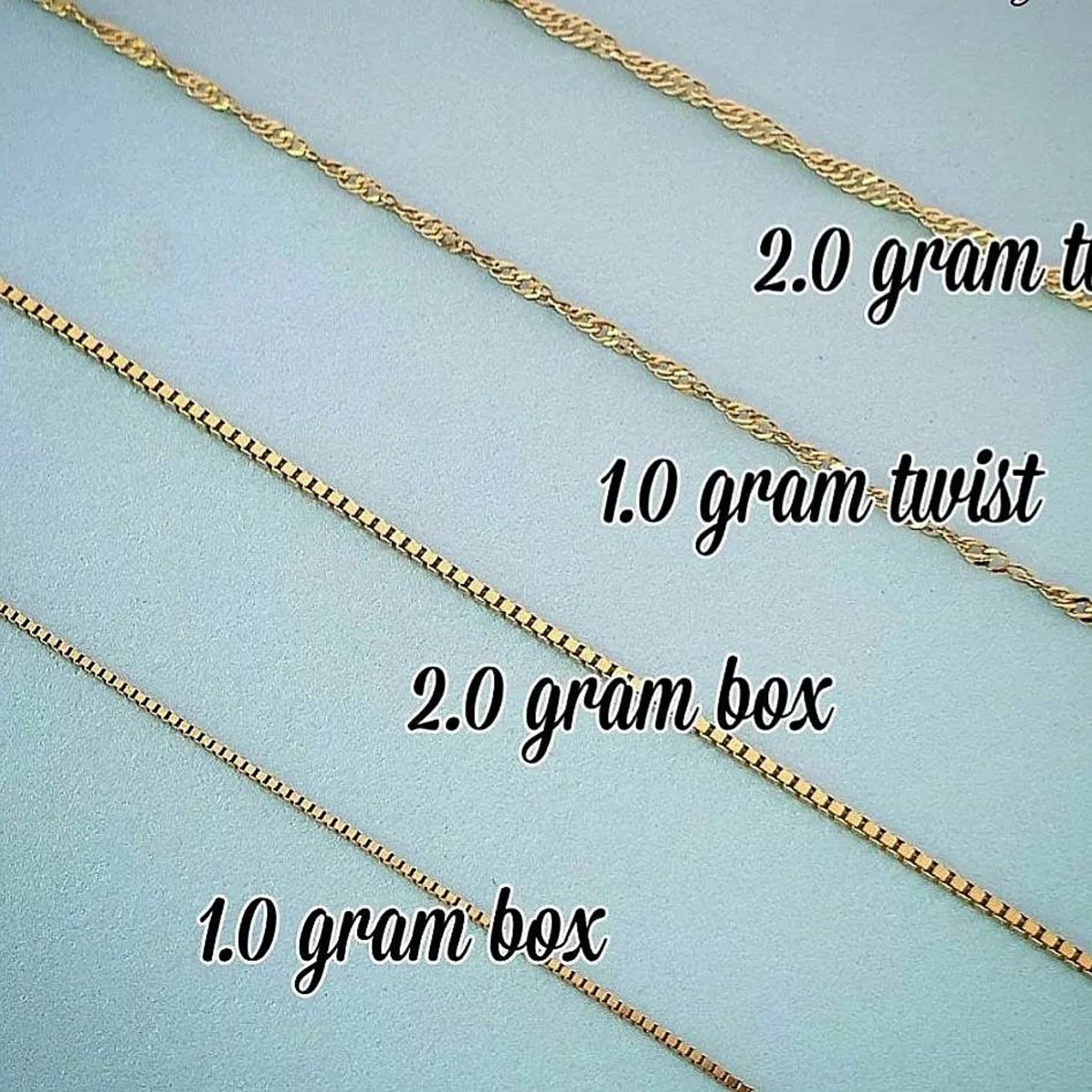 Real Gold Chain With Name Solid 14k Yellow Gold Audrey Style Etsy