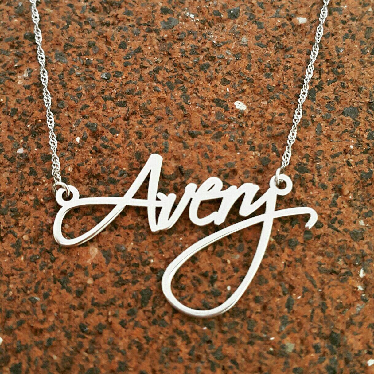 James Avery Name Necklace For Men Perfectly Dainty Initial
