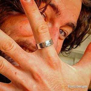 Farsi Ring Engraved - Custom made Sterling Silver