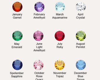 Collar con nombre dorado estilo Rebecca • Opción de piedra de