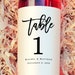 Wine Label Table Numbers Template Wine Table Number Label Wine - Etsy
