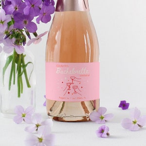 Bachelorette Mini Champagne Labels, Bachelorette Bubbly Mini Champagne Label, Scribble Bachelorette Party Mini Champagne Bottle Labels #c97p