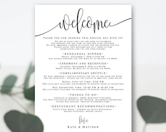 Wedding itinerary instant download Template wedding itinerary Editable wedding itinerary Boho wedding Itinerary template printable DIY #vm41