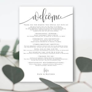 Wedding itinerary instant download Template wedding itinerary Editable wedding itinerary Boho wedding Itinerary template printable DIY #vm41