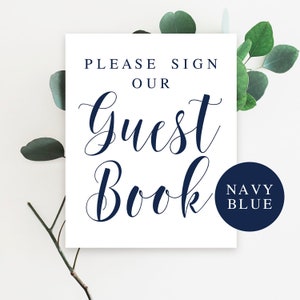 Nautical wedding sign Navy wedding sign Nautical wedding guest book sign Ocean wedding decor Summer wedding themes Navy blue wedding vm23 image 10