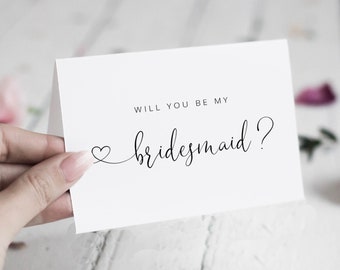 Bridal Proposal Template, Edit With Templett, Will You Be My Bridesmaid Card, Download, Maid of Honor, Tent Asking Card, Editable, DIY #f23