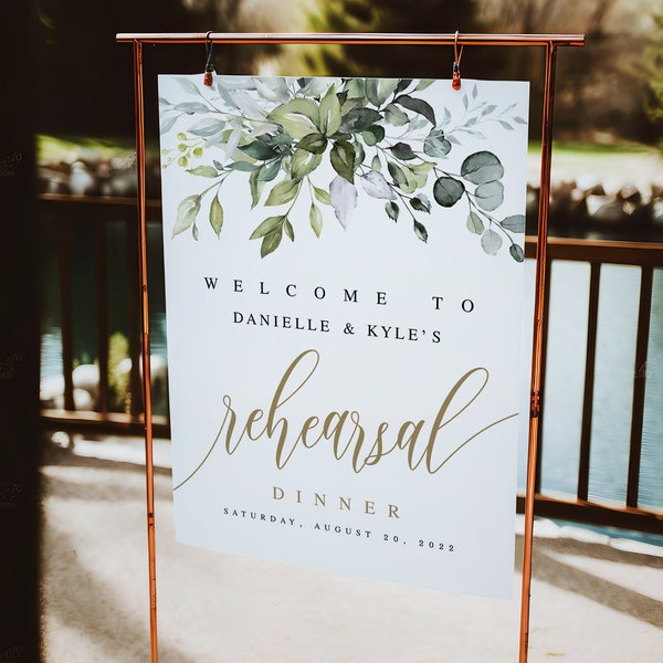 Rehearsal Dinner Sign Etsy