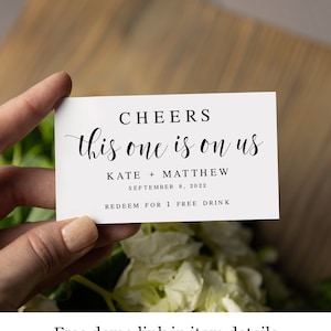 Plantilla de fichas de bebida editables, ticket de bebida, cupón de bebida, prueba antes de comprar, cóctel, alcohol, salud, descarga, personalizado #vmt110