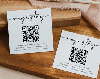 Registry card inserts Gift registry card template Wedding enclosure card template Invitation enclosure Gift registry card Printables #f41