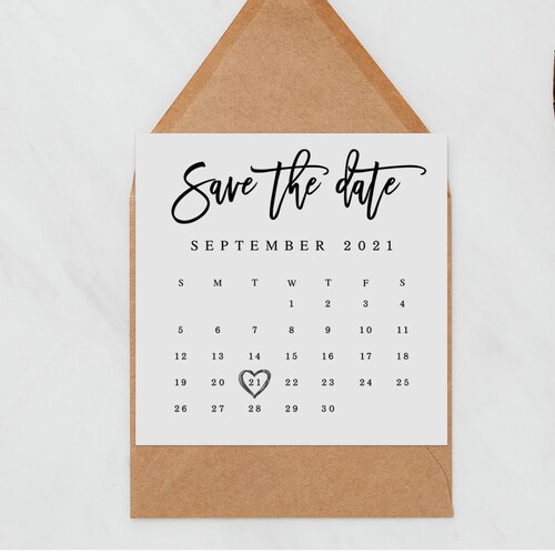 Bridesmaid Save the Date Calendar Template Script Bridesmaid - Etsy