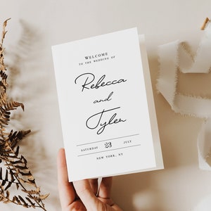 Vow Renewal Ceremony Program Template Etsy Vow Renewal Ceremony Program Template Etsy