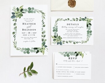 Details template 100/% editable text Templett Insert wedding invitation Download Enclosure cards Calligraphy Gold Blush Floral DIY #vmt423