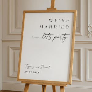 Minimalist Wedding Welcome Sign Template: Editable Printable (18x24, 24x36 Digital Download