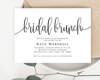 brunch invitation etsy
