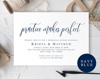 rehearsal dinner invitation etsy