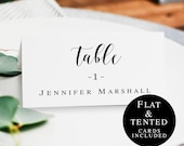 Items similar to DIY place cards Wedding place cards template rustic ...