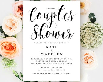 Wedding Shower Invitations Etsy