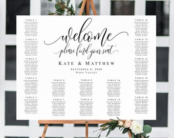 wedding seating chart etsy
