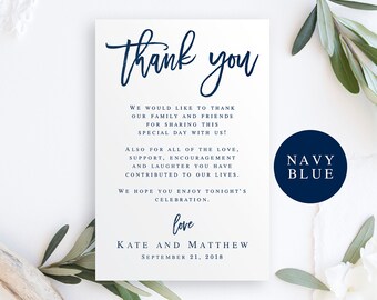 thank you cards wedding etsy