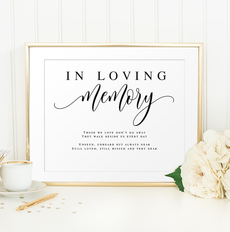 In Loving Memory Picture Templates Free