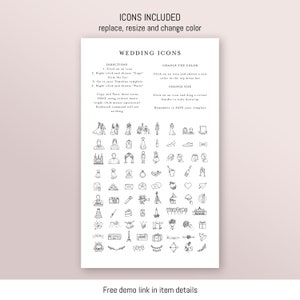 Trifold Wedding Program Template Tri Fold Wedding Ceremony - Etsy