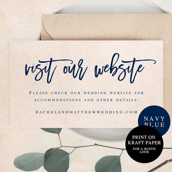 visit our website card