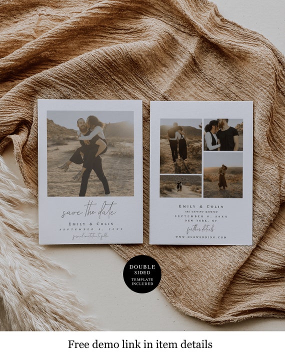 Printable Save the Date Template Digital Download Templett - Etsy