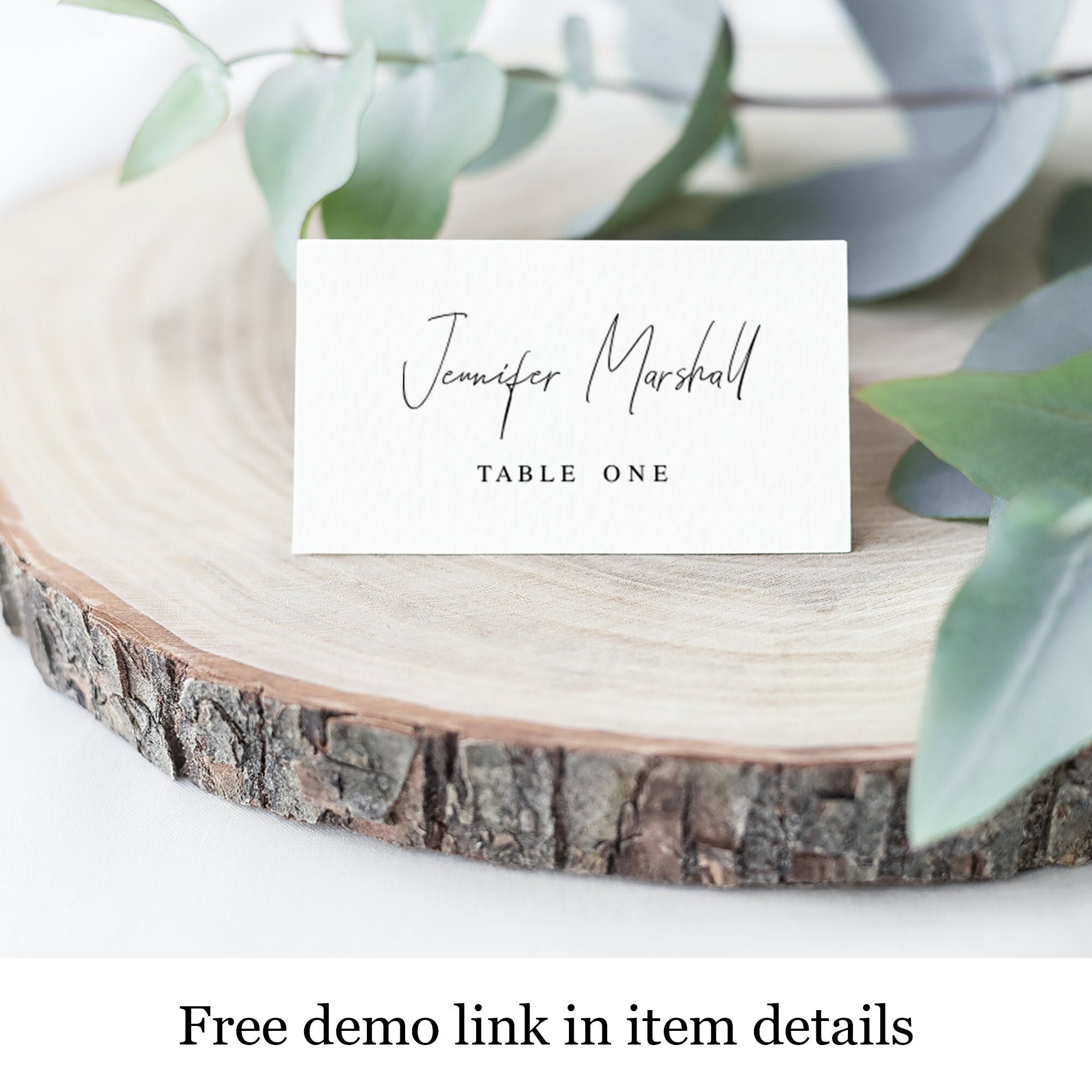 Wedding Name Cards Template 100 Editable Text Templett Etsy Wedding Name Cards Template 100 Editable Text Templett Etsy