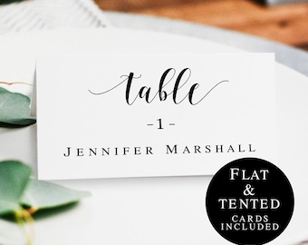 Wedding name cards template Rustic wedding table card template DIY place cards Wedding name cards printable Wedding table cards DIY #vm31