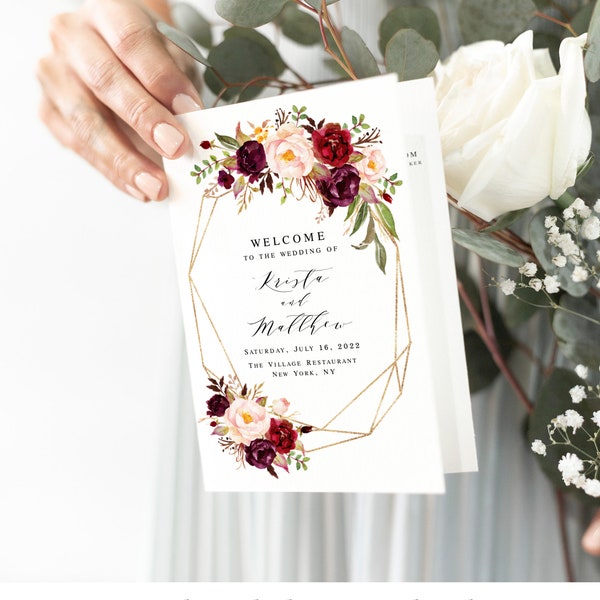 Marsala Wedding - Etsy