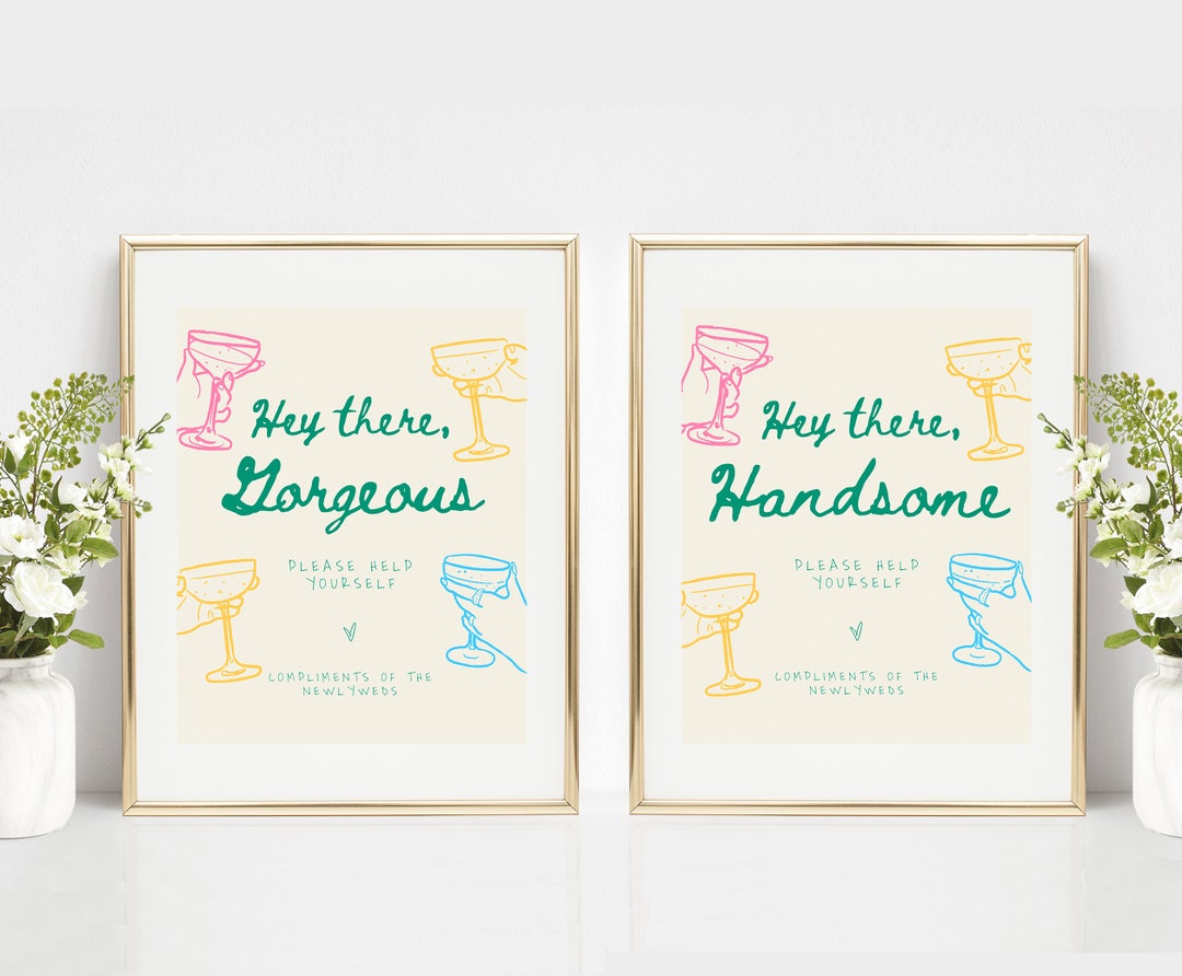 Bathroom Sign Template Templett, Handsome, Gorgeous, Download, Wedding ...