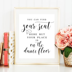 Wedding seat sign Reception seating Wedding party decorations Find your seat sign Seating chart poster Wedding seating chart sign #vm31