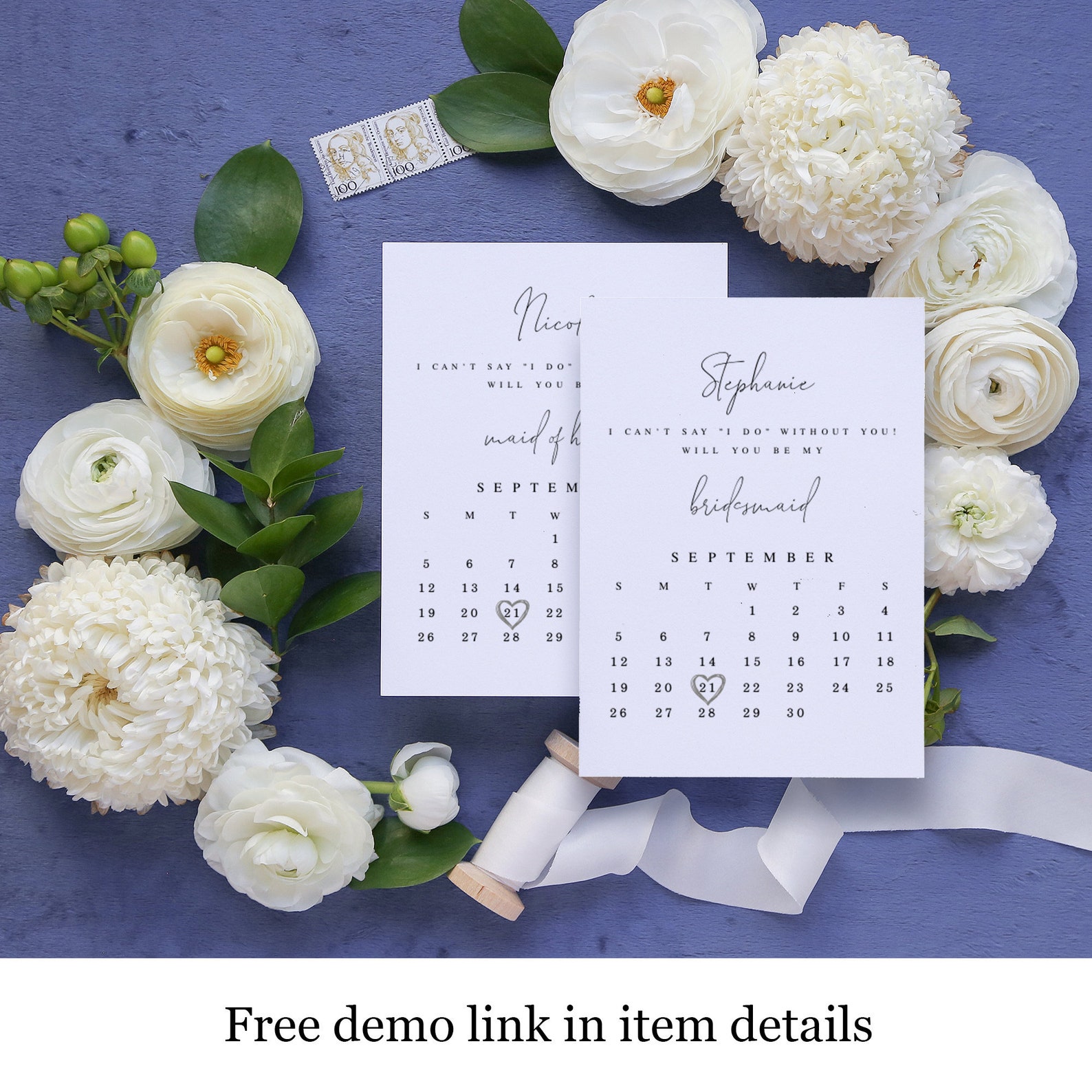 Printable Calendar Proposal Card Template Will You Be My Etsy Printable Calendar Proposal Card Template Will You Be My Etsy